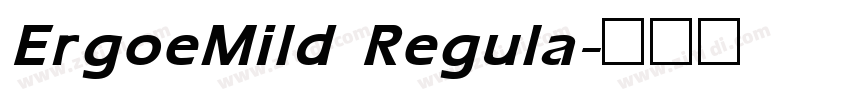 ErgoeMild Regula字体转换 ErgoeMild Regula字体转换